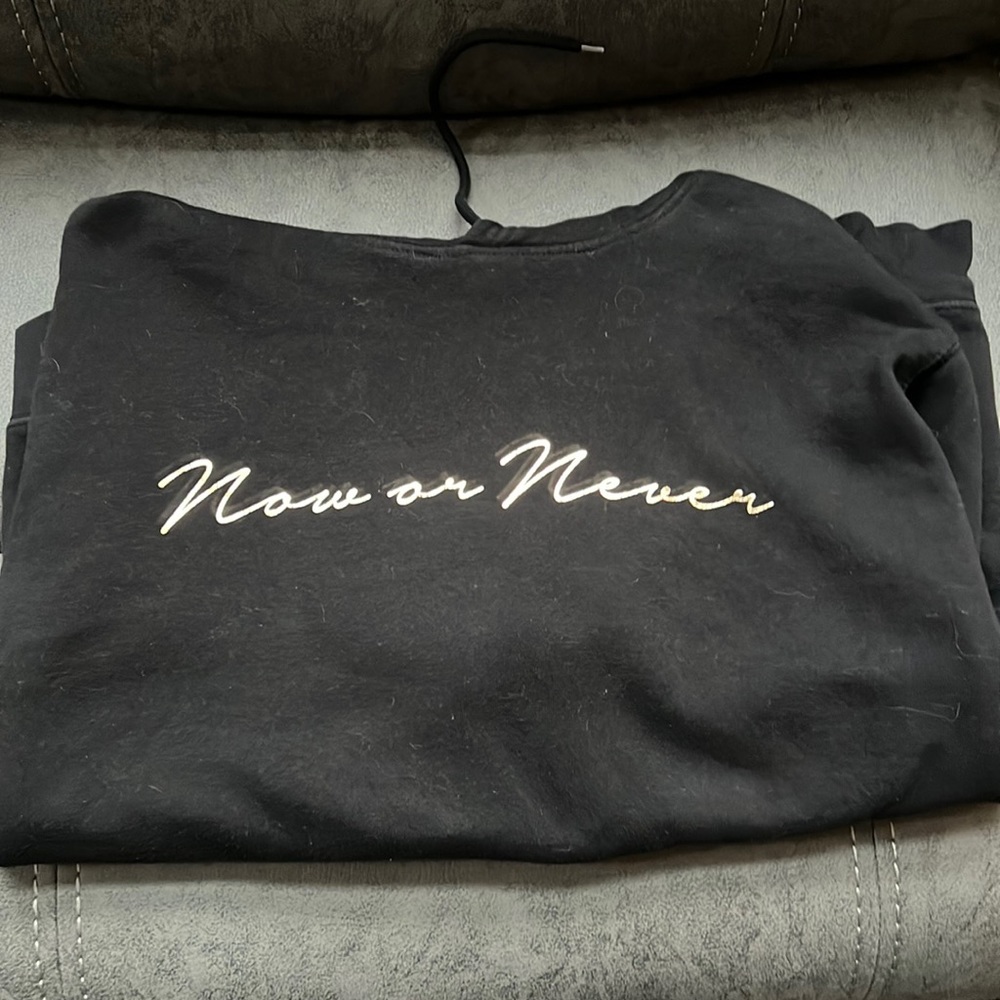 Black Now or Never Colby Brock hoodie